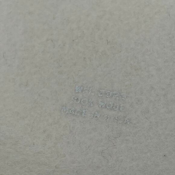 Vintage Women's White black Wool Hounds Tooth Gold Buttons Sequins Hat Size One - Picture 4 of 7